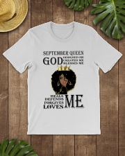 September Queen god designed me design printed Classic T-Shirt lifestyle-mens-crewneck-front-18