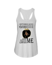 September Queen god designed me design printed Ladies Flowy Tank tile