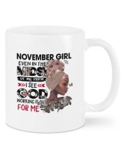 November Girl even in the midst design printed Mugs tile