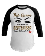 This queen was born in September Baseball Tee tile