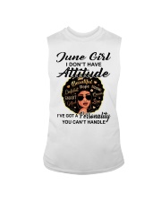 June girl I don t have attitude Sleeveless Tee tile