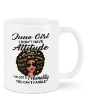 June girl I don t have attitude Mugs tile
