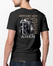 January Guy The Devil Saw Me With My Head Down Classic T-Shirt lifestyle-mens-crewneck-back-5