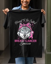 Blessed to be called breast cancer survivor Classic T-Shirt apparel-classic-tshirt-lifestyle-front-129
