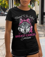 Blessed to be called breast cancer survivor Classic T-Shirt apparel-classic-tshirt-lifestyle-front-237