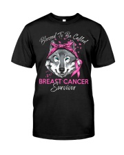 Blessed to be called breast cancer survivor Premium Fit Mens Tee tile