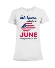  This queen was born in June Premium Fit Ladies Tee tile