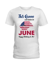  This queen was born in June Ladies T-Shirt tile