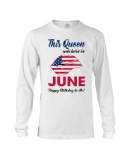  This queen was born in June Long Sleeve Tee tile