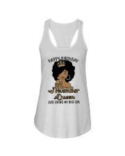 November Queen just living my best life design Ladies Flowy Tank tile