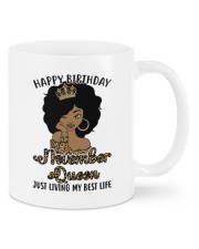 November Queen just living my best life design Mugs tile