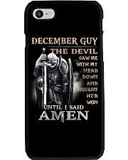 December Guy The Devil Saw Me With My Head Down Phone Case tile