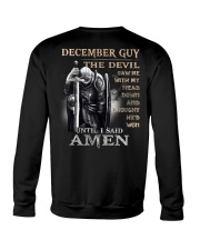 December Guy The Devil Saw Me With My Head Down Crewneck Sweatshirt tile