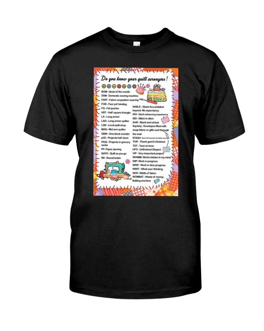 Quilter's code Classic T-Shirt