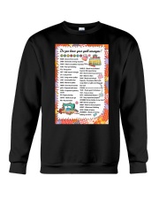 Quilter's code Crewneck Sweatshirt front