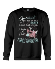 God put me on this earth to sew finish Crewneck Sweatshirt thumbnail
