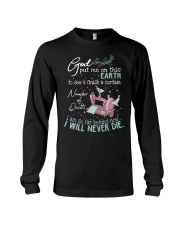 God put me on this earth to sew finish Long Sleeve Tee thumbnail