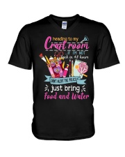 Craft room V-Neck T-Shirt thumbnail