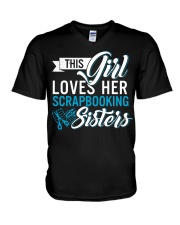 Scrapbooking V-Neck T-Shirt thumbnail
