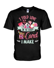 Scrapbooking V-Neck T-Shirt thumbnail