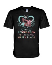 Sewing V-Neck T-Shirt thumbnail