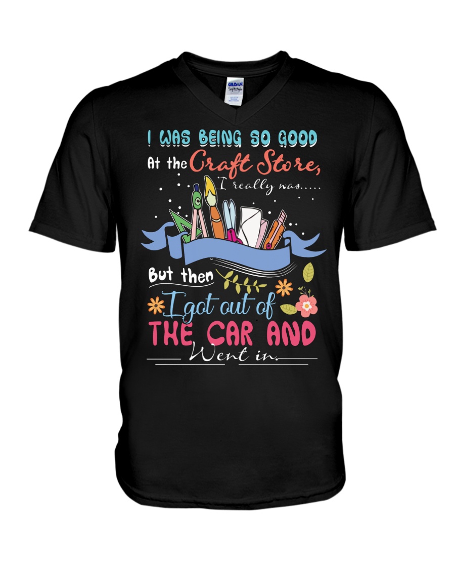 Scrapbooking V-Neck T-Shirt