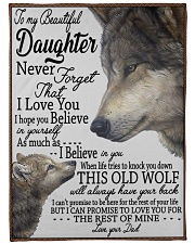 To my beautiful daughter never forget i love you Large Fleece Blanket - 60" x 80" front