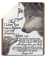 To my beautiful daughter never forget i love you Sherpa Fleece Blanket - 50" x 60" thumbnail