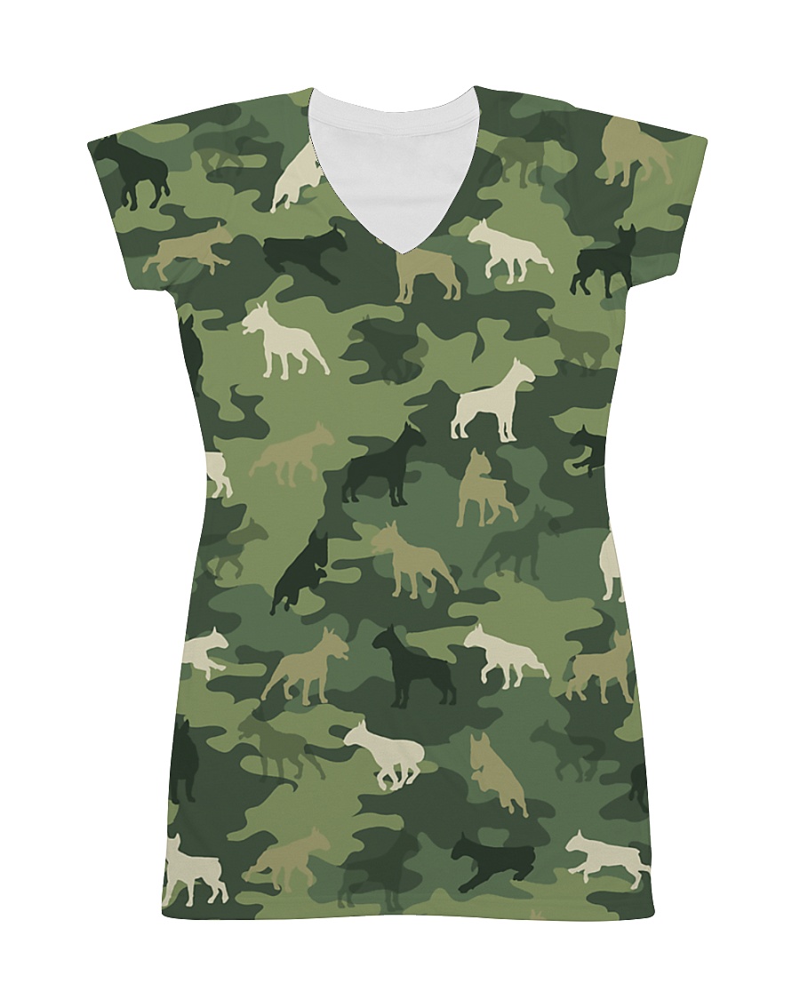 Bull Terrier Camo All-over Dress