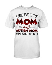Mom And Autism Mom Classic T-Shirt thumbnail