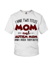 Mom And Autism Mom Youth T-Shirt thumbnail