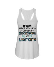 If Lost Please Return To Closest Bookstore Ladies Flowy Tank thumbnail