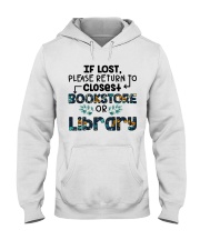 If Lost Please Return To Closest Bookstore Hooded Sweatshirt thumbnail