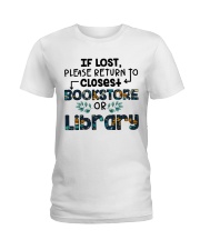 If Lost Please Return To Closest Bookstore Ladies T-Shirt thumbnail