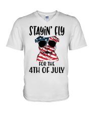 Staying FLy V-Neck T-Shirt thumbnail