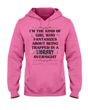 library overnight Hooded Sweatshirt thumbnail