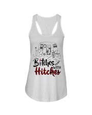 Bitches With Hitches Camping Ladies Flowy Tank thumbnail