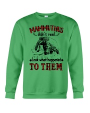 mammuthus didn't read Crewneck Sweatshirt thumbnail