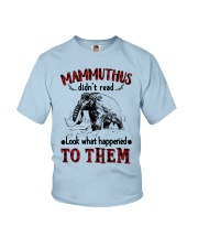 mammuthus didn't read Youth T-Shirt thumbnail