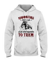 mammuthus didn't read Hooded Sweatshirt front