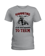 mammuthus didn't read Ladies T-Shirt thumbnail