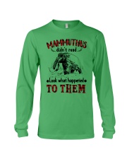 mammuthus didn't read Long Sleeve Tee thumbnail
