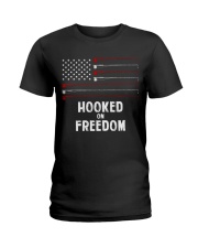 Hooked On Freedom Ladies T-Shirt thumbnail
