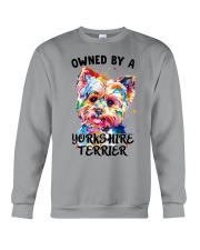 Owned by a Yorkshire Terrier Crewneck Sweatshirt thumbnail