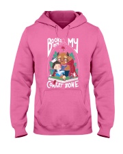 Books Are My Comfort Zone Hooded Sweatshirt thumbnail