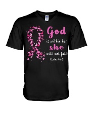 God is within her V-Neck T-Shirt thumbnail