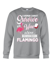 Flamingo Shirt Crewneck Sweatshirt thumbnail