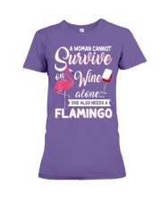 Flamingo Shirt Premium Fit Ladies Tee thumbnail