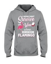 Flamingo Shirt Hooded Sweatshirt thumbnail