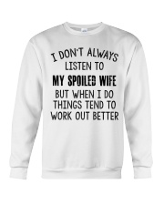 My Spoiled Wife Crewneck Sweatshirt thumbnail